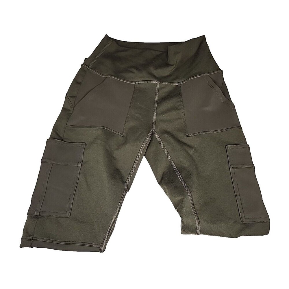 ALO High Waisted Yoga Legging Olive Size XS RN # 87370 EUC